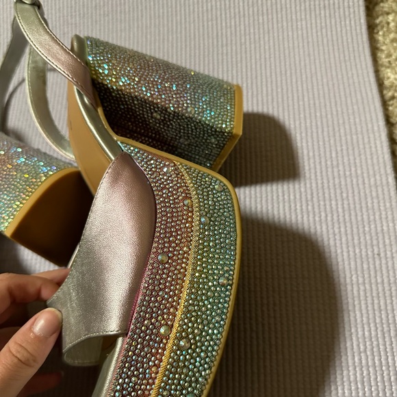 Torrid Pride Rainbow platform heels - Picture 3 of 8